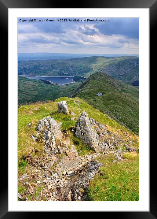 Views Of haweswater Framed Mounted Print by Jason Connolly