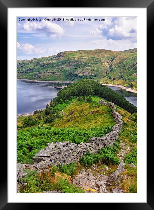 Haweswater, Cumbria Framed Mounted Print by Jason Connolly