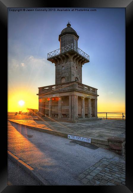Fleetwood Lower Lighthouse Framed Print by Jason Connolly