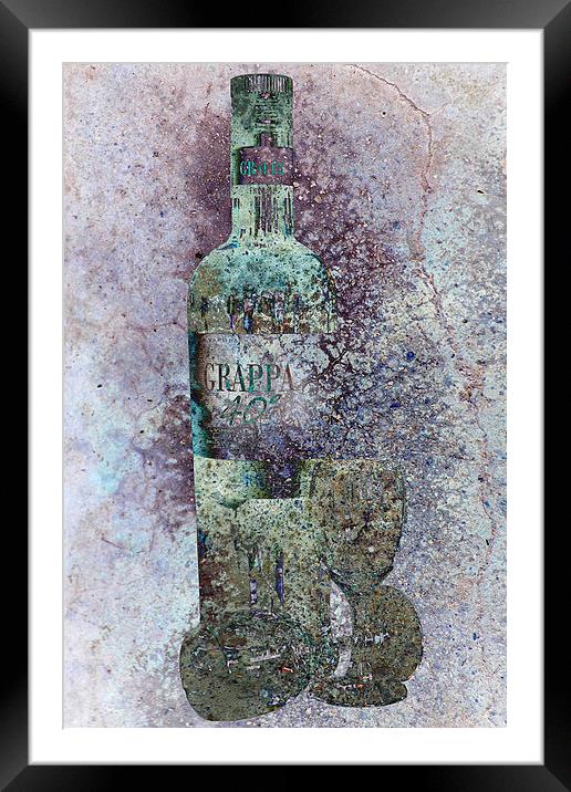 Holiday Memories Grappa Framed Mounted Print by Michelle Orai