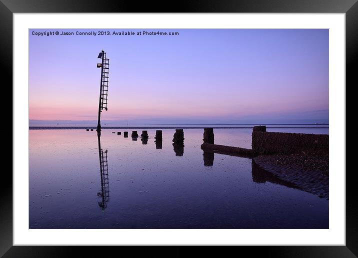 Last Light At Fleetwood Framed Mounted Print by Jason Connolly