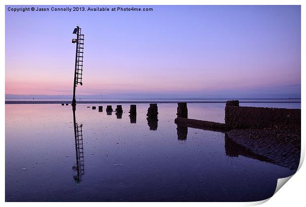 Last Light At Fleetwood Print by Jason Connolly