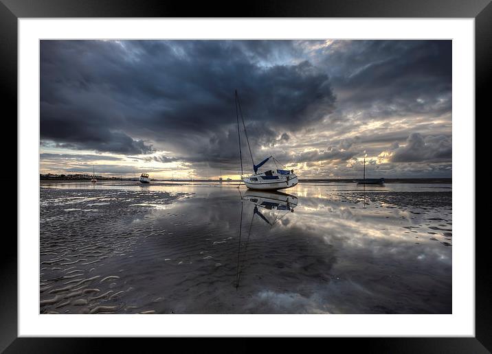 A very moody Meols Framed Mounted Print by Paul Farrell Photography