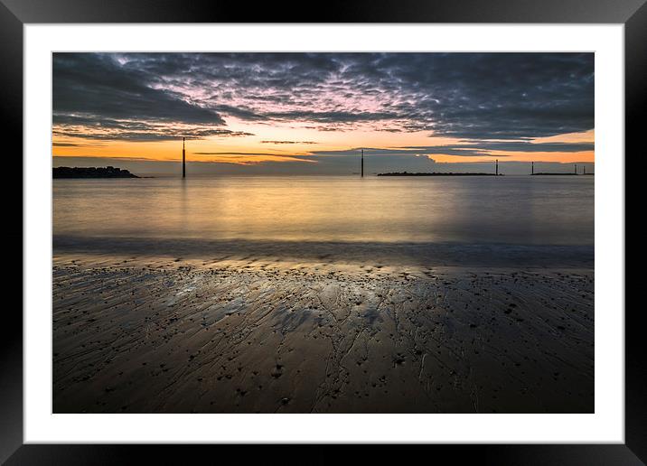 Sunrise at Sea Palling Framed Mounted Print by Stephen Mole
