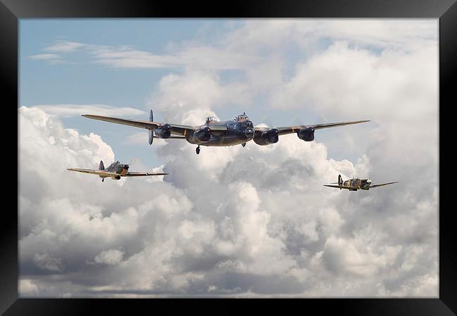 Battle of Britain Memorial Flight Framed Print by Pat Speirs