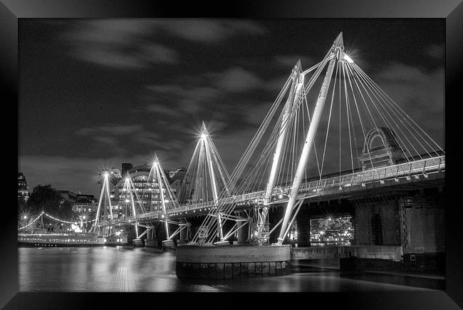  Silver Jubilee Bridge London Framed Print by Clive Eariss