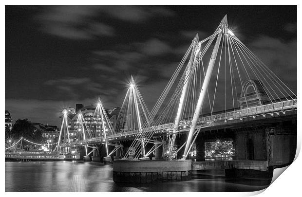  Silver Jubilee Bridge London Print by Clive Eariss