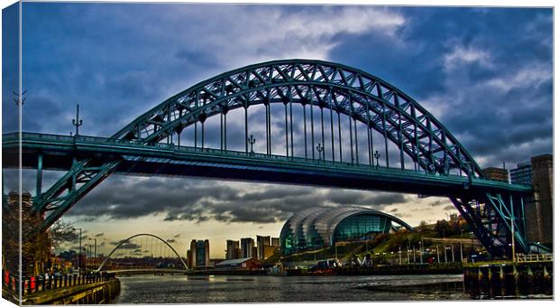 3 Tyne Icons Canvas Print by CHRIS ANDERSON