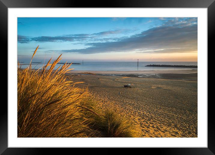 Sea Palling Beach Framed Mounted Print by Stephen Mole