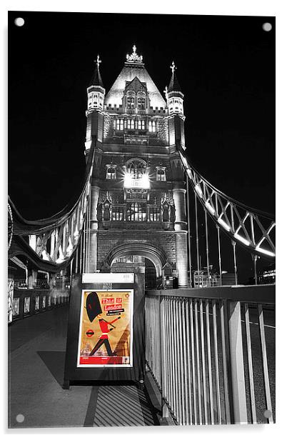 Tower Bridge Acrylic by Keith Thorburn EFIAP/b