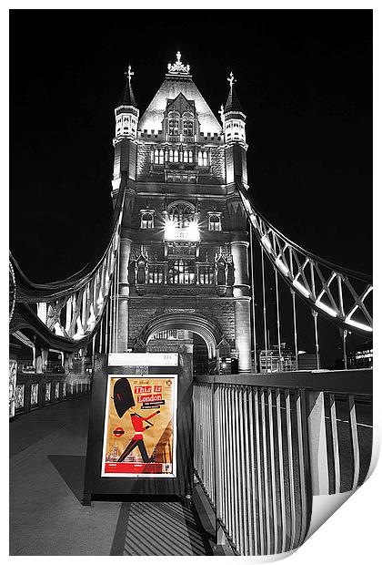 Tower Bridge Print by Keith Thorburn EFIAP/b