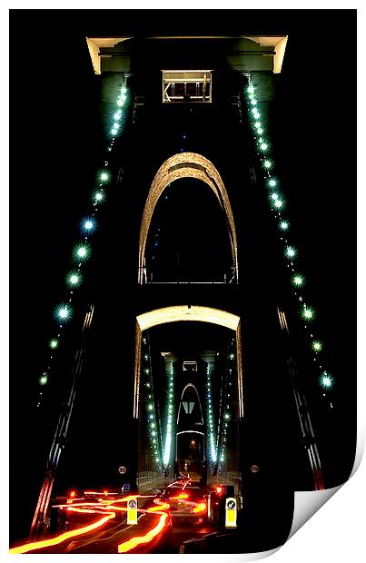 Clifton Suspension Bridge Print by Ken Patterson