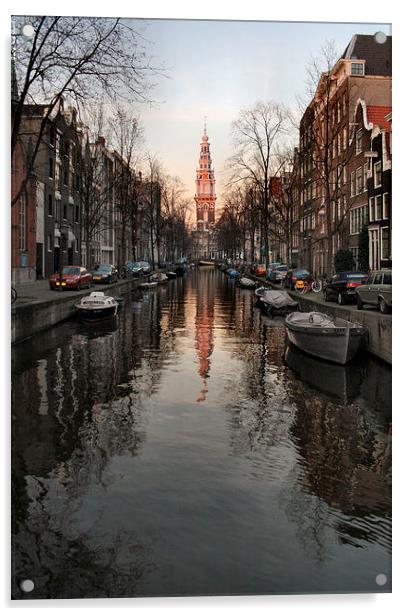 Zuiderkerk Acrylic by Richard Cooper-Knight