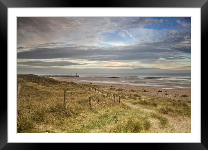 West Beach Framed Mounted Print by Richard Cooper-Knight