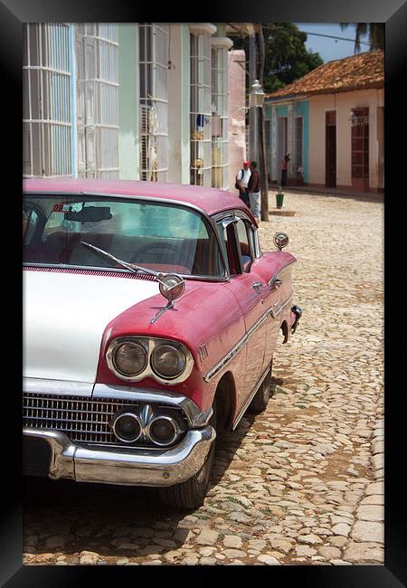 Cuban Car 1 Framed Print by Richard Cooper-Knight