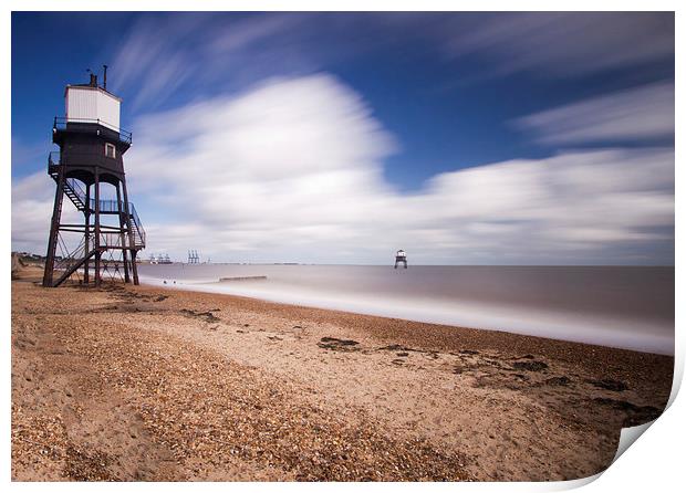 Dovercourt Essex Lighthouse Print by David French