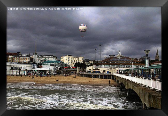 Bournemouth Seafront Framed Print by Matthew Bates