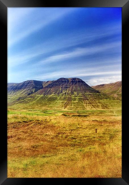 Northern Iceland Framed Print by Mary Lane