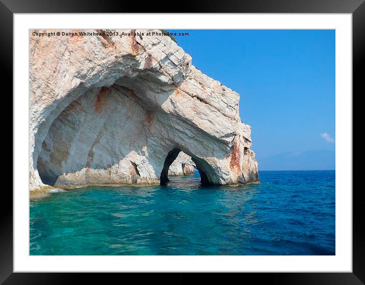 Rocky Arch Framed Mounted Print by Darren Whitehead