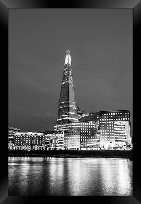 The Shard Framed Print by Keith Thorburn EFIAP/b