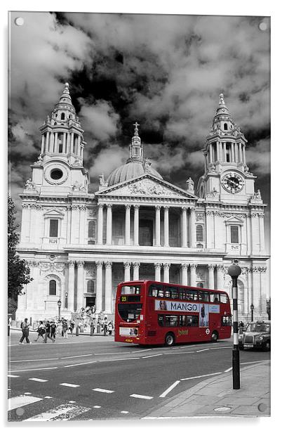 St Pauls Cathedral Acrylic by Keith Thorburn EFIAP/b