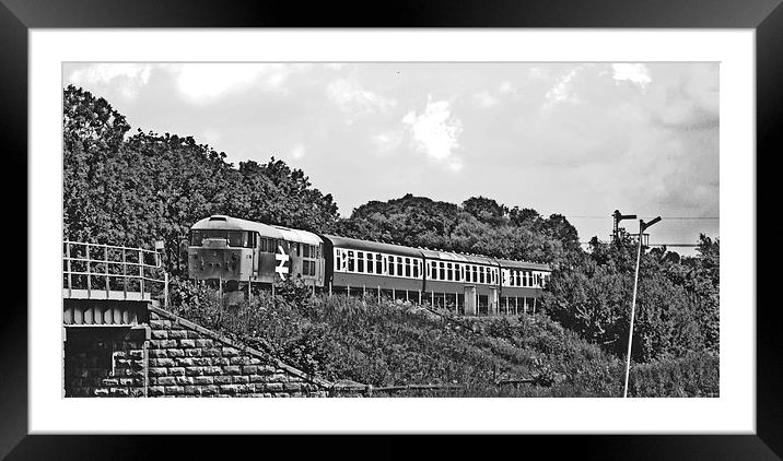 NVR Diesel Class 31 No 31108 Framed Mounted Print by William Kempster