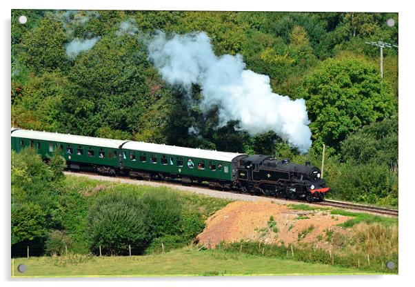 Swanage BR Standard 4MT Acrylic by William Kempster