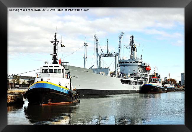 Royal Fleet Auxiliary Gold Rover Framed Print by Frank Irwin