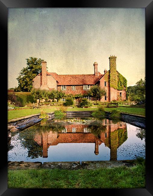 Country Manor House Framed Print by Dawn Cox