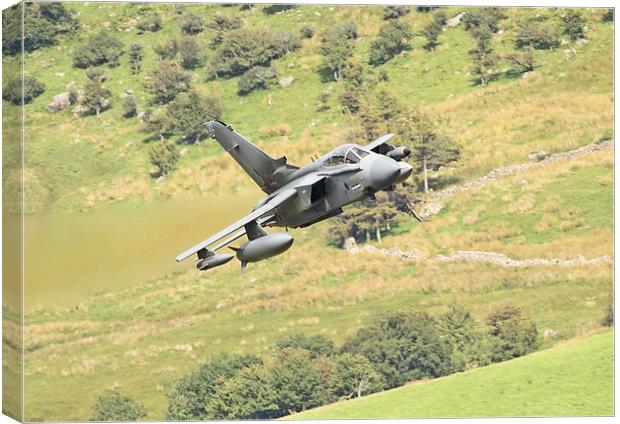 RAF Tornado - Mach Loop, Wales Canvas Print by Pat Speirs