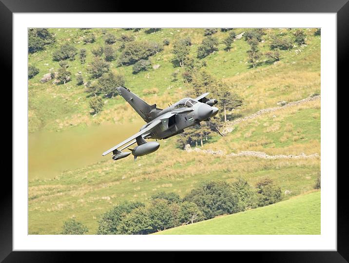RAF Tornado - Mach Loop, Wales Framed Mounted Print by Pat Speirs