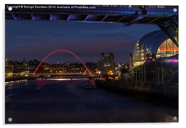Tyne View Acrylic by George Davidson
