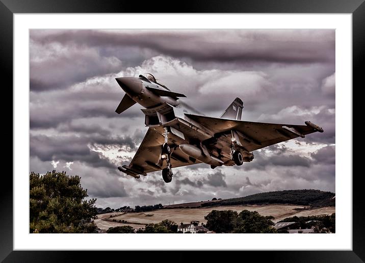 Typhoon Framed Mounted Print by Sam Smith