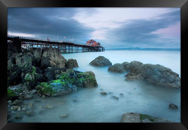 Mumbles pier and lifeboat station Framed Print by Leighton Collins