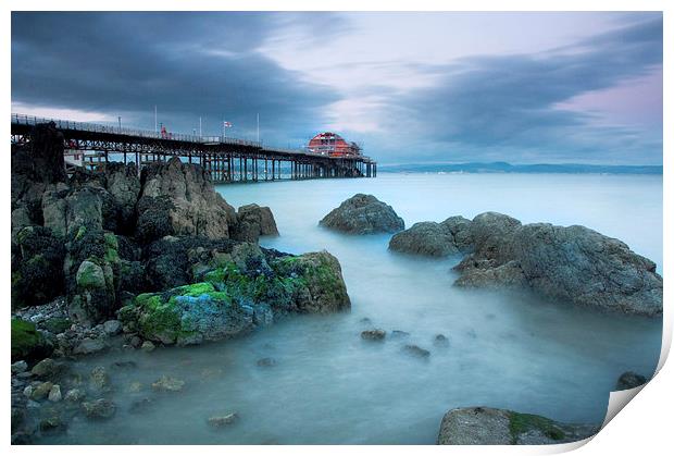 Mumbles pier and lifeboat station Print by Leighton Collins