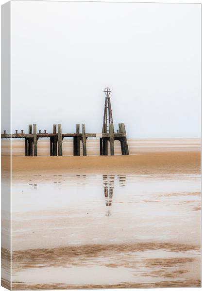The Old Pier Canvas Print by Sean Wareing