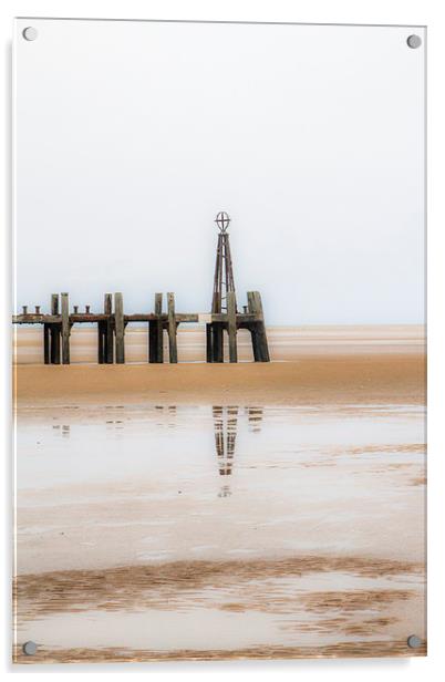 The Old Pier Acrylic by Sean Wareing