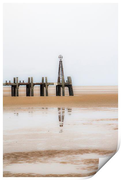 The Old Pier Print by Sean Wareing