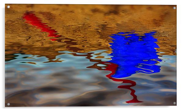 Reflection of a bucket and spade Acrylic by Mark Bunning