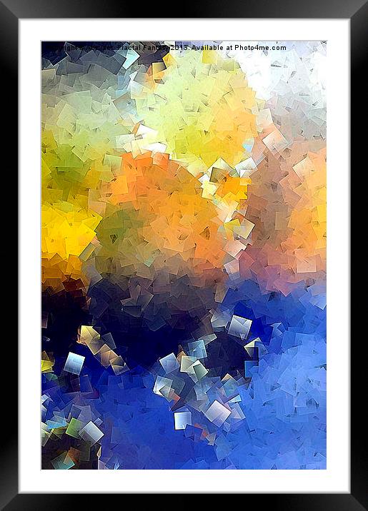 Pick a Part thats New Framed Mounted Print by Abstract  Fractal Fantasy