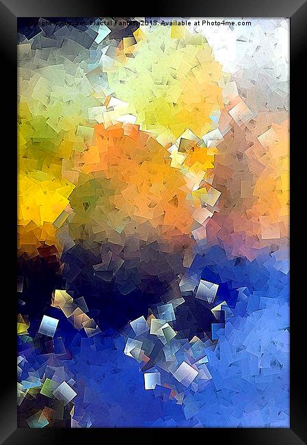 Pick a Part thats New Framed Print by Abstract  Fractal Fantasy