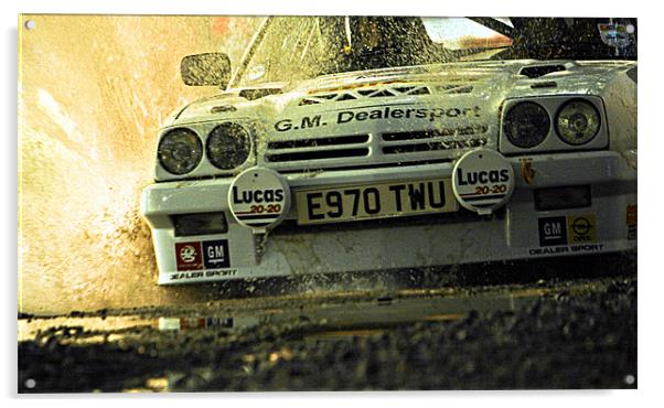 Opel Manta up close and personal Acrylic by Nige Morton