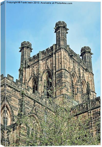 Chester cathedral Canvas Print by Frank Irwin