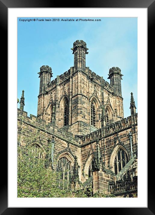 Chester cathedral Framed Mounted Print by Frank Irwin