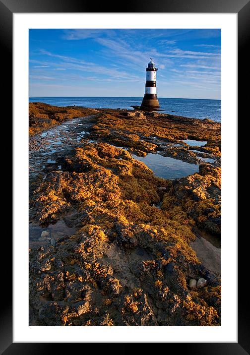 Penmon Lighthouse Framed Mounted Print by Tracey Whitefoot