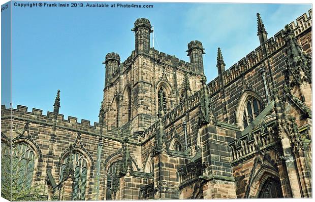 Chester cathedral Canvas Print by Frank Irwin