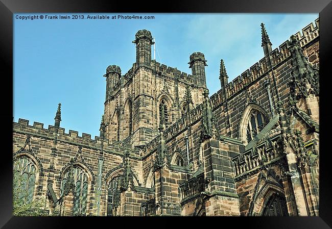 Chester cathedral Framed Print by Frank Irwin