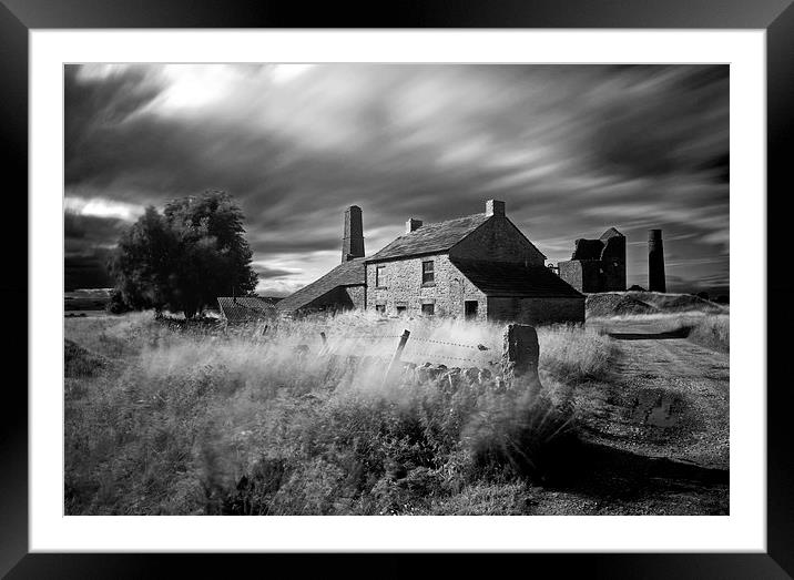 Spooky Magpie Mine Framed Mounted Print by Tracey Whitefoot