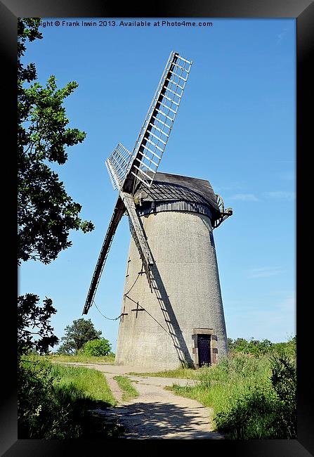 Bidston Hill Windmill Framed Print by Frank Irwin
