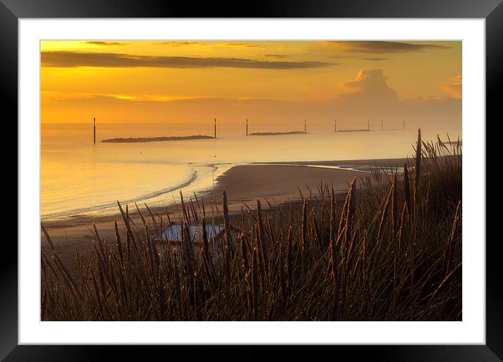 Sea Palling dawn Framed Mounted Print by Stephen Mole